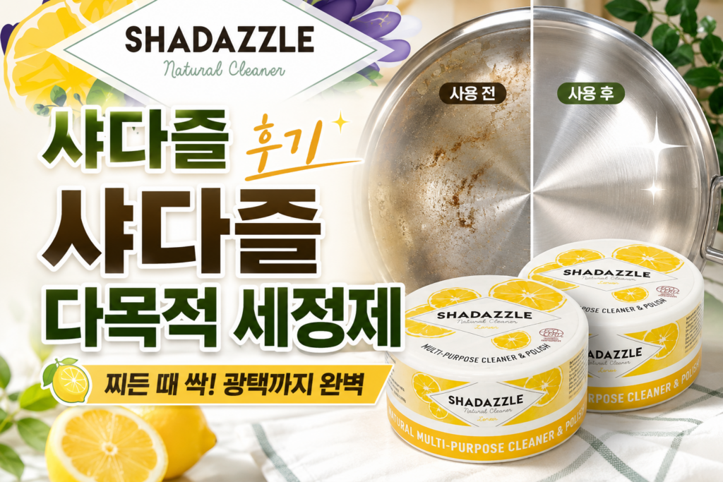 샤다즐 프랑스 다목적 클리너 레몬향 300g ×2개 후기 제품 이미지